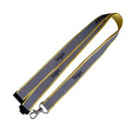 Blank Safty Reflective Lanyard with Breakaway Neck Clip, 3/4"W x 36"L